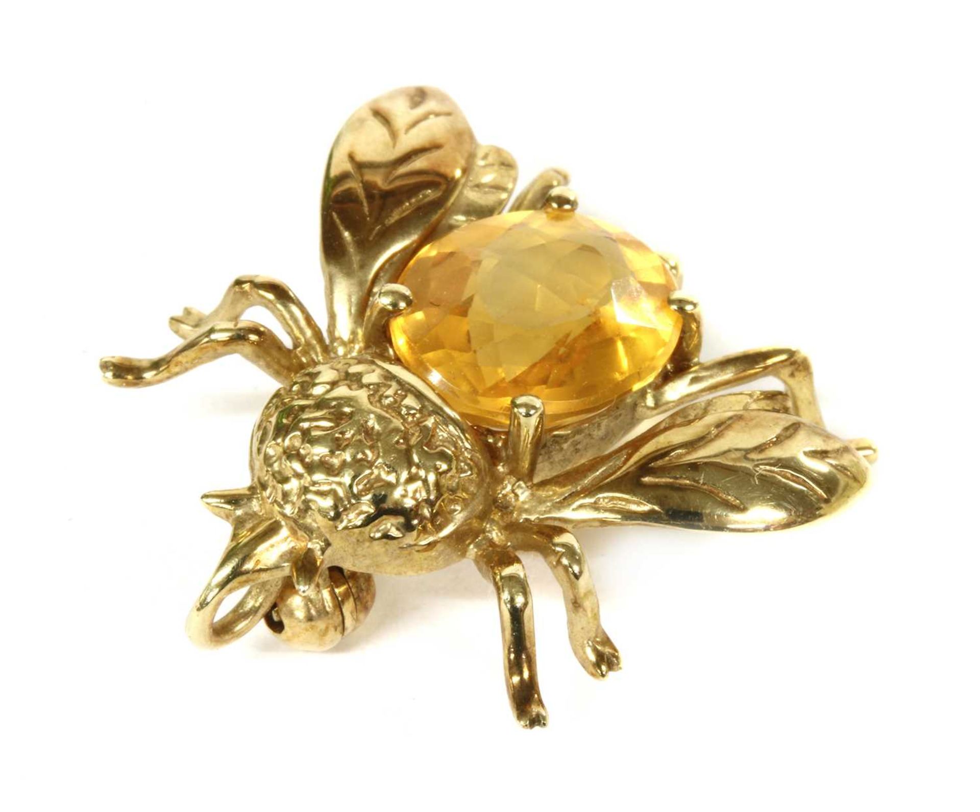 A 9ct gold bee brooch/pendant,