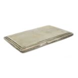 A sterling silver cigarette case,