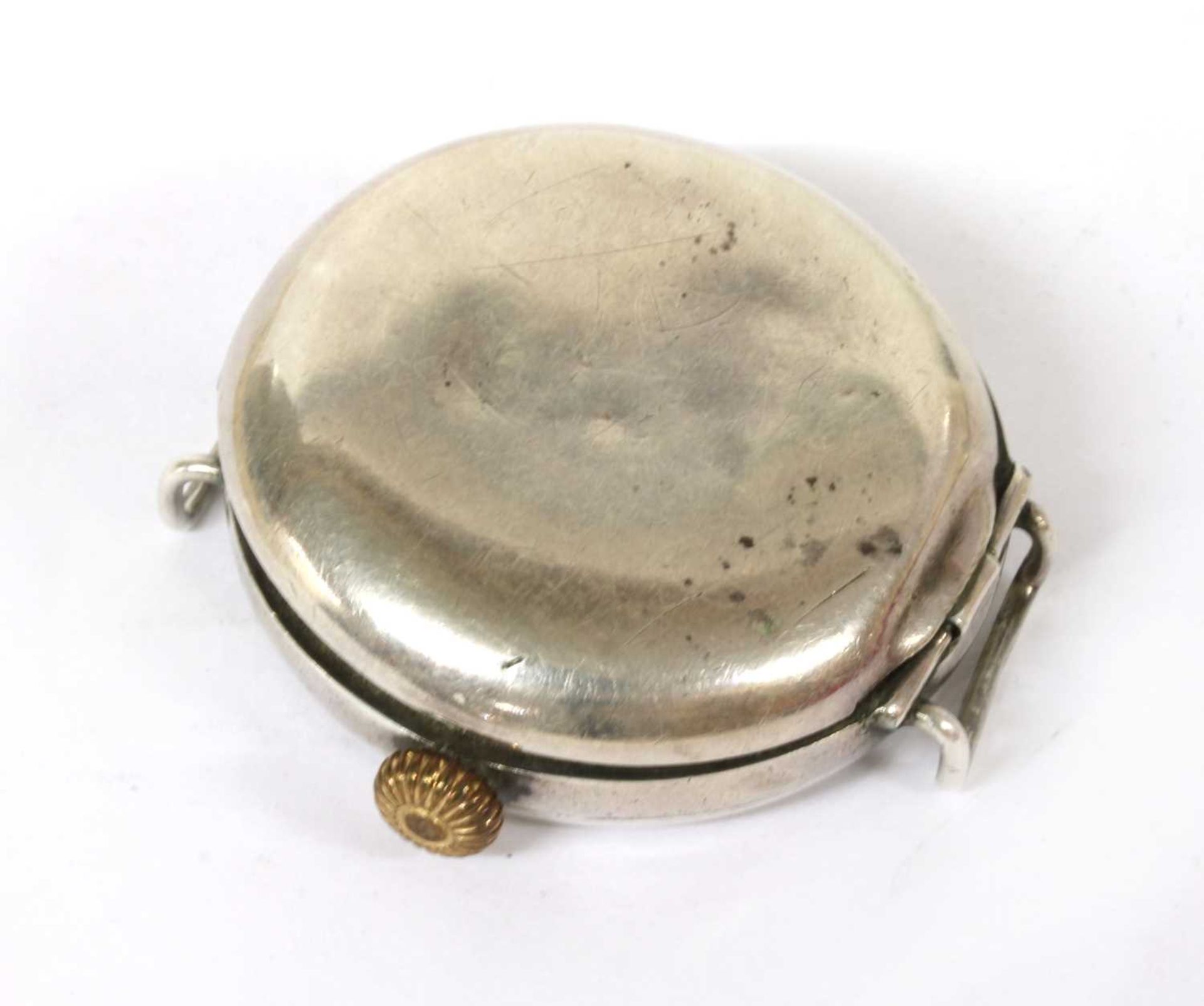 A sterling silver Wilsdorf and Davis WW1 trench watch, - Image 2 of 4