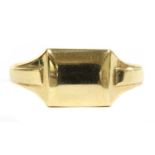 A 9ct gold signet ring, by Henry Griffith & Sons,