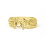 A 9ct gold bracelet,