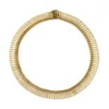 A 9ct gold necklace,