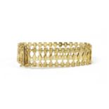 A 9ct gold bracelet,