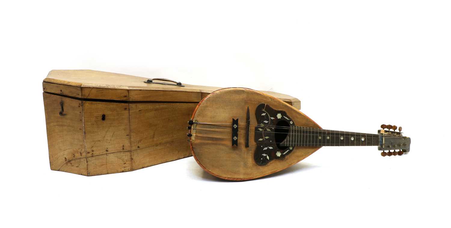 An early 20th Century Italian bowl back mandolin, - Image 4 of 6