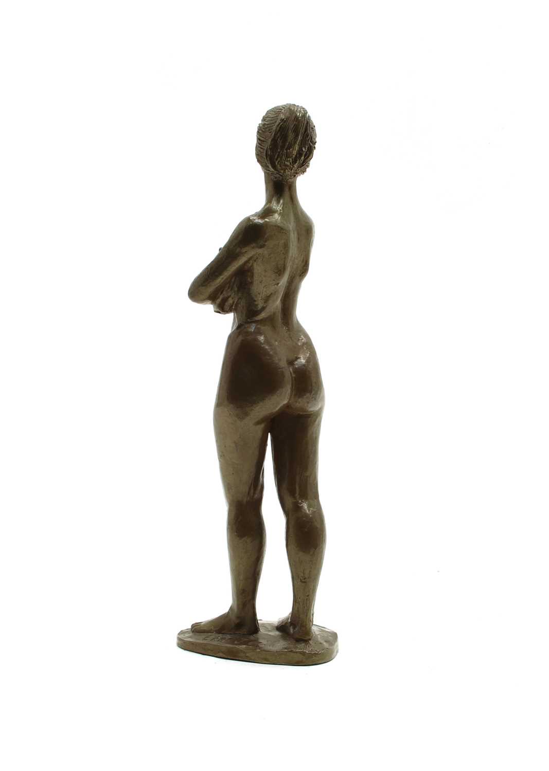 A female nude bronze figure - Image 2 of 4