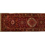 A hand knotted Hamadan runner,