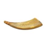 A 19th century powder horn