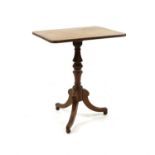 A Regency mahogany tripod occasional table