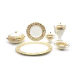 A Wedgwood Gold Florentine dinner/tea service,