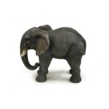 A fibre glass model of an elephant,
