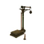 A set of Allen & Hanburys platform scales,