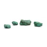 A quantity of malachite specimens,