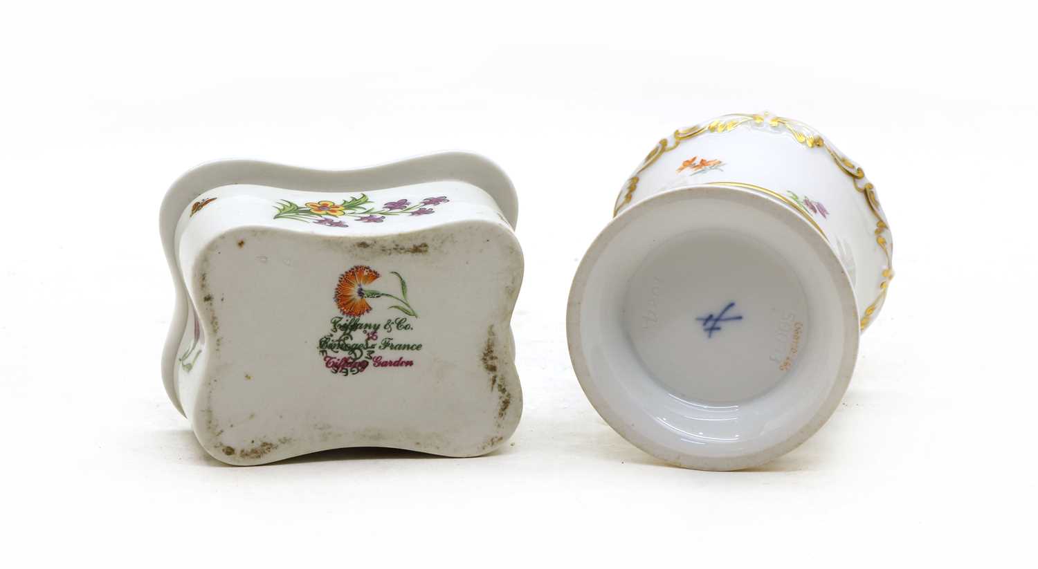 An early 20th century Meissen porcelain miniature comport, - Image 2 of 3