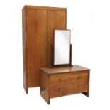 A Gordon Russell oak bedroom suite,