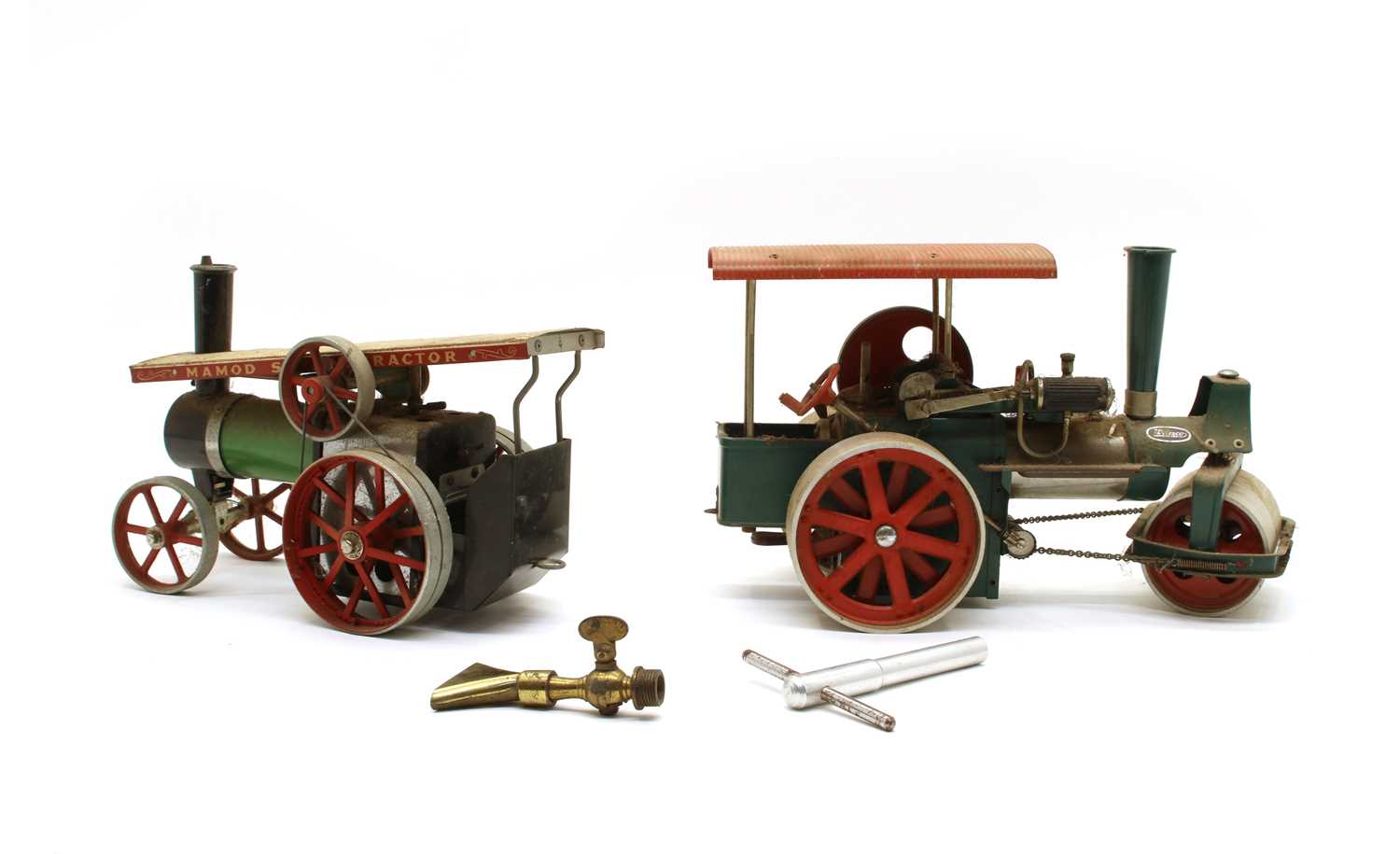 A Wilesco 'Old Smoky' steam roller,