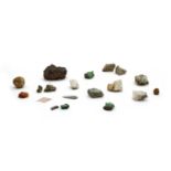 A quantity of geological specimens,