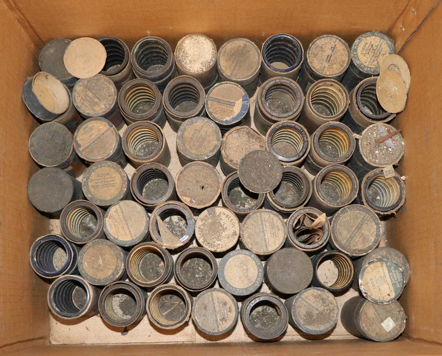 A collection of approximately fifty Edison gramophone cylinders - Image 2 of 3