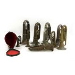 A collection of tubas and euphoniums,