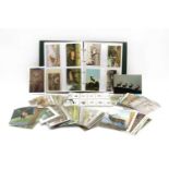 Over 200 postcards of deer, in a modern album and loose,