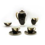 A Royal Doulton Tango coffee set,