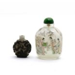 Two Chinese snuff bottles,