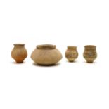 Four Indus valley pots