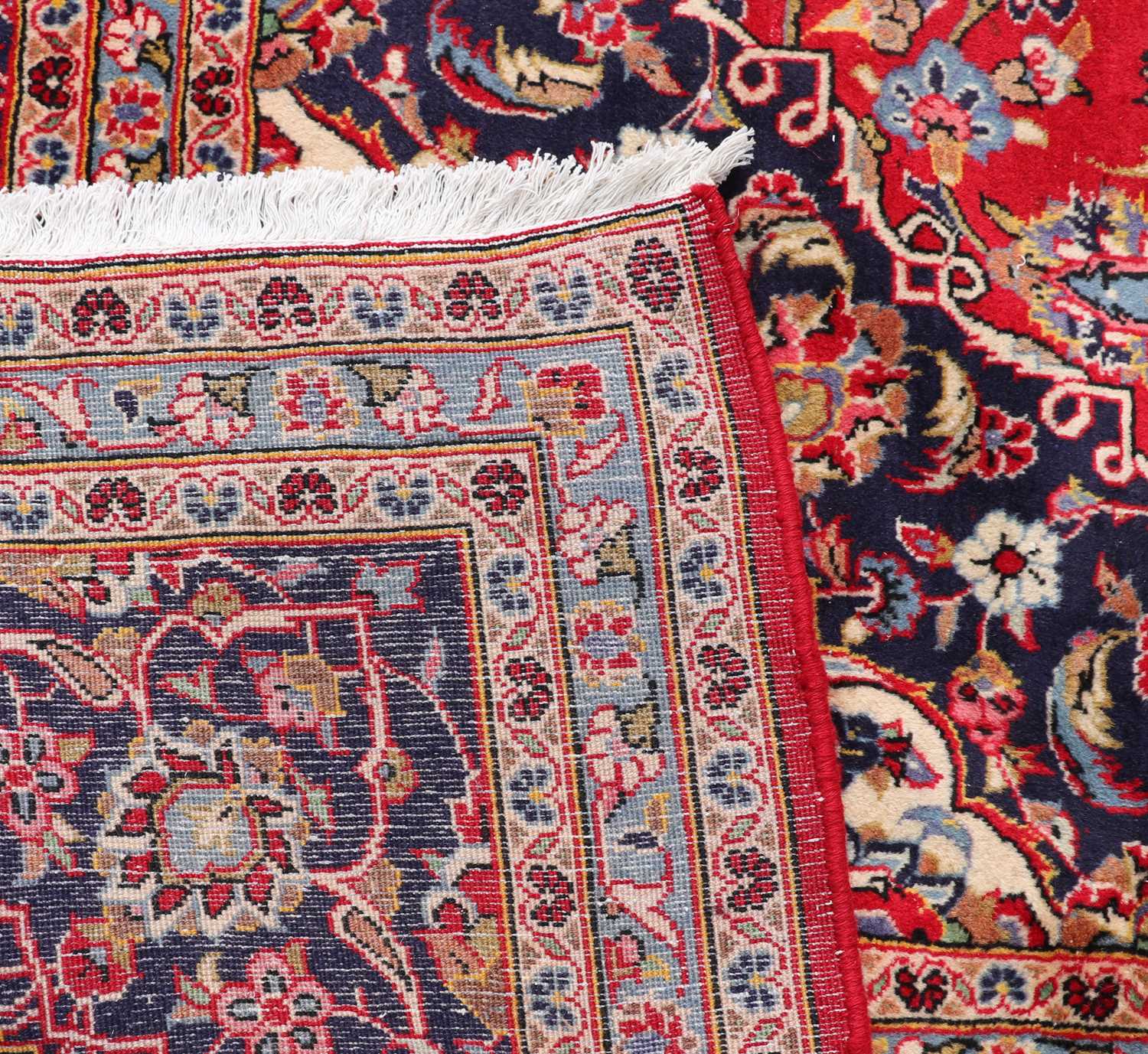 A Persian Kashan carpet, - Bild 2 aus 3