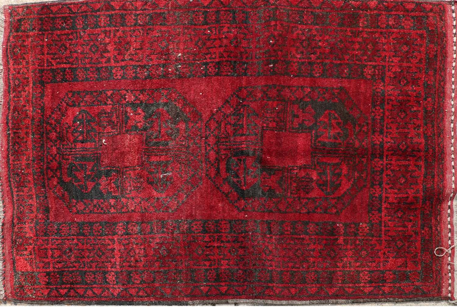 A small Bokhara rug,