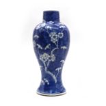 A 19th century Chinese prunus pattern bottle vase,