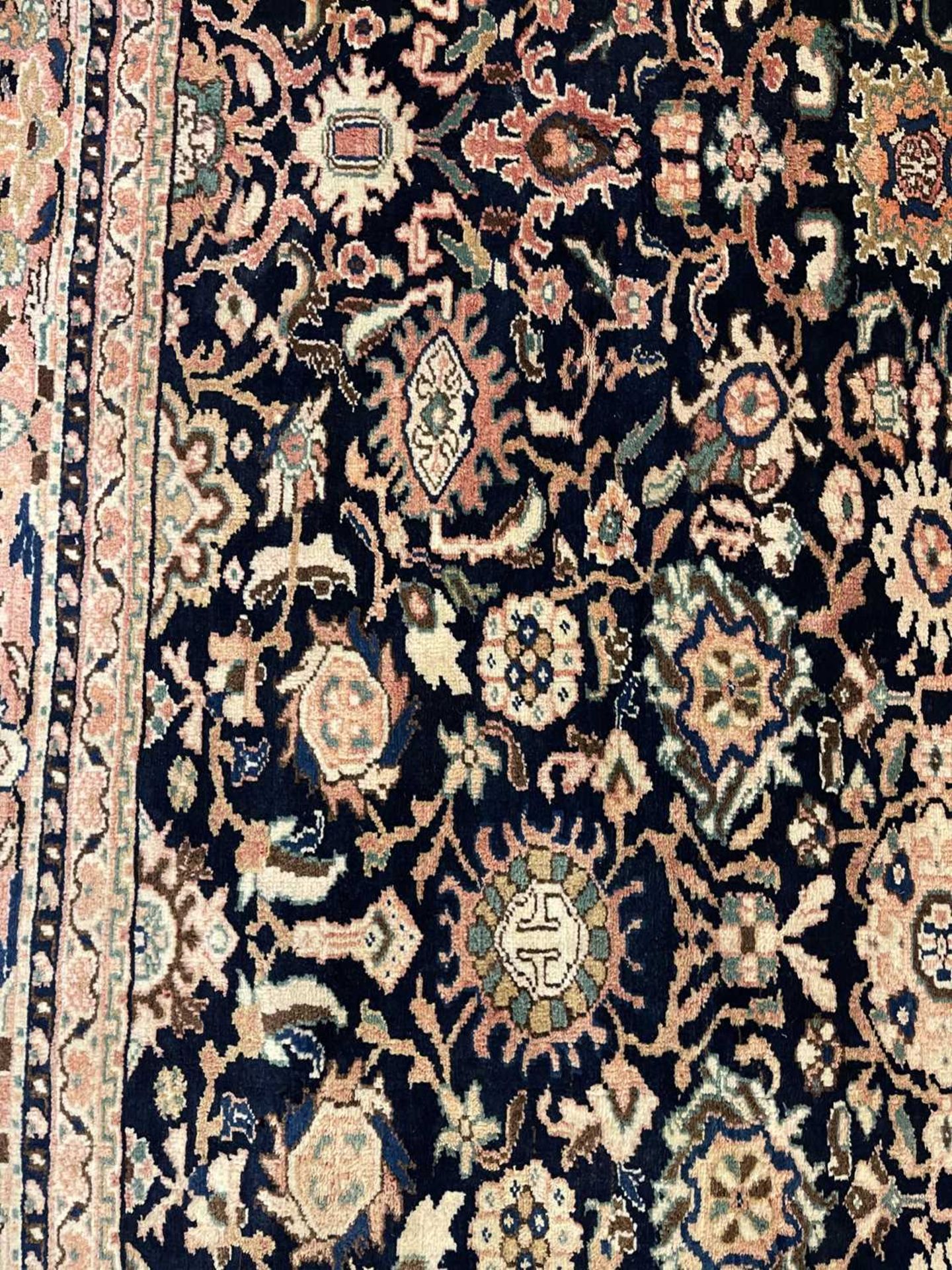 A Persian Bidjar carpet of Mahi design - Image 6 of 30