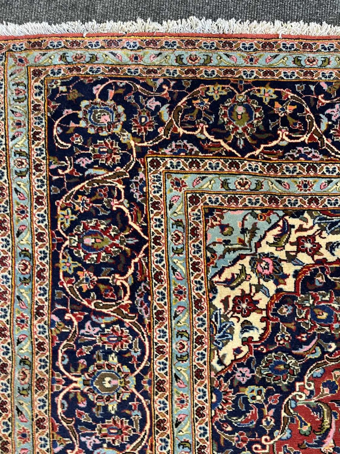 A Persian Kashan carpet, - Image 13 of 15