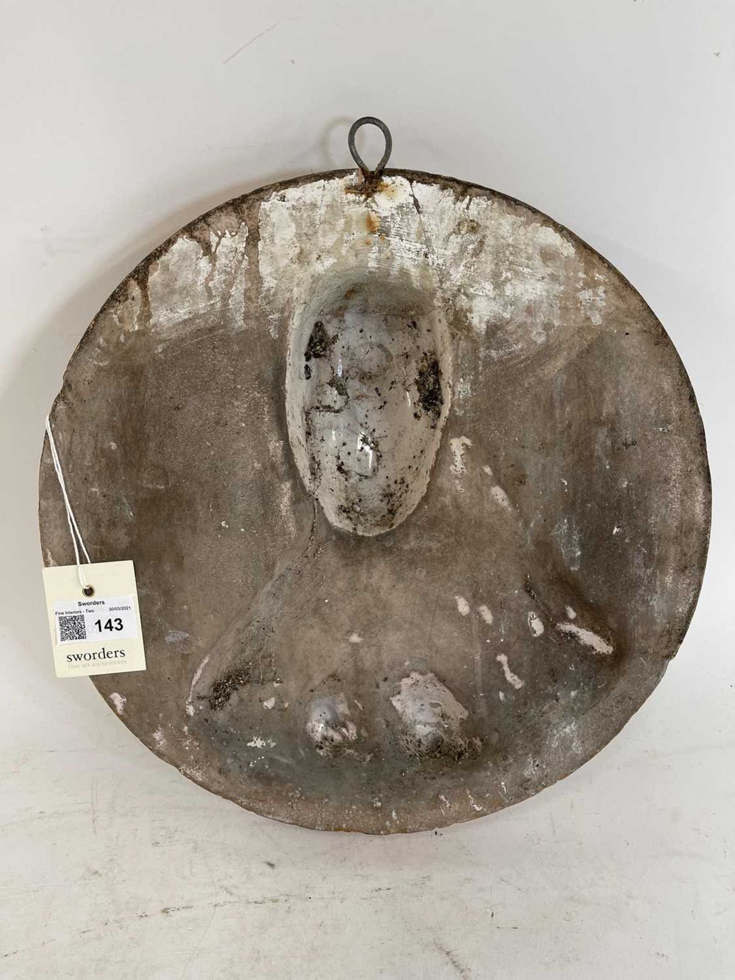 A Della Robbia-style pottery roundel, - Image 25 of 28