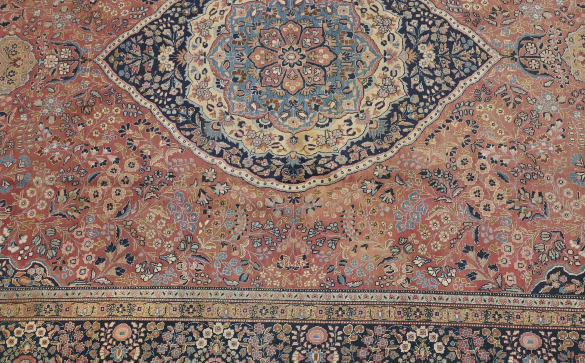 A large Persian Mashad carpet, - Image 5 of 29