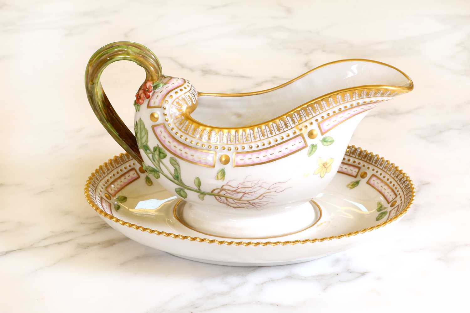 An extensive Royal Copenhagen 'Flora Danica' porcelain dinner service, - Bild 56 aus 139