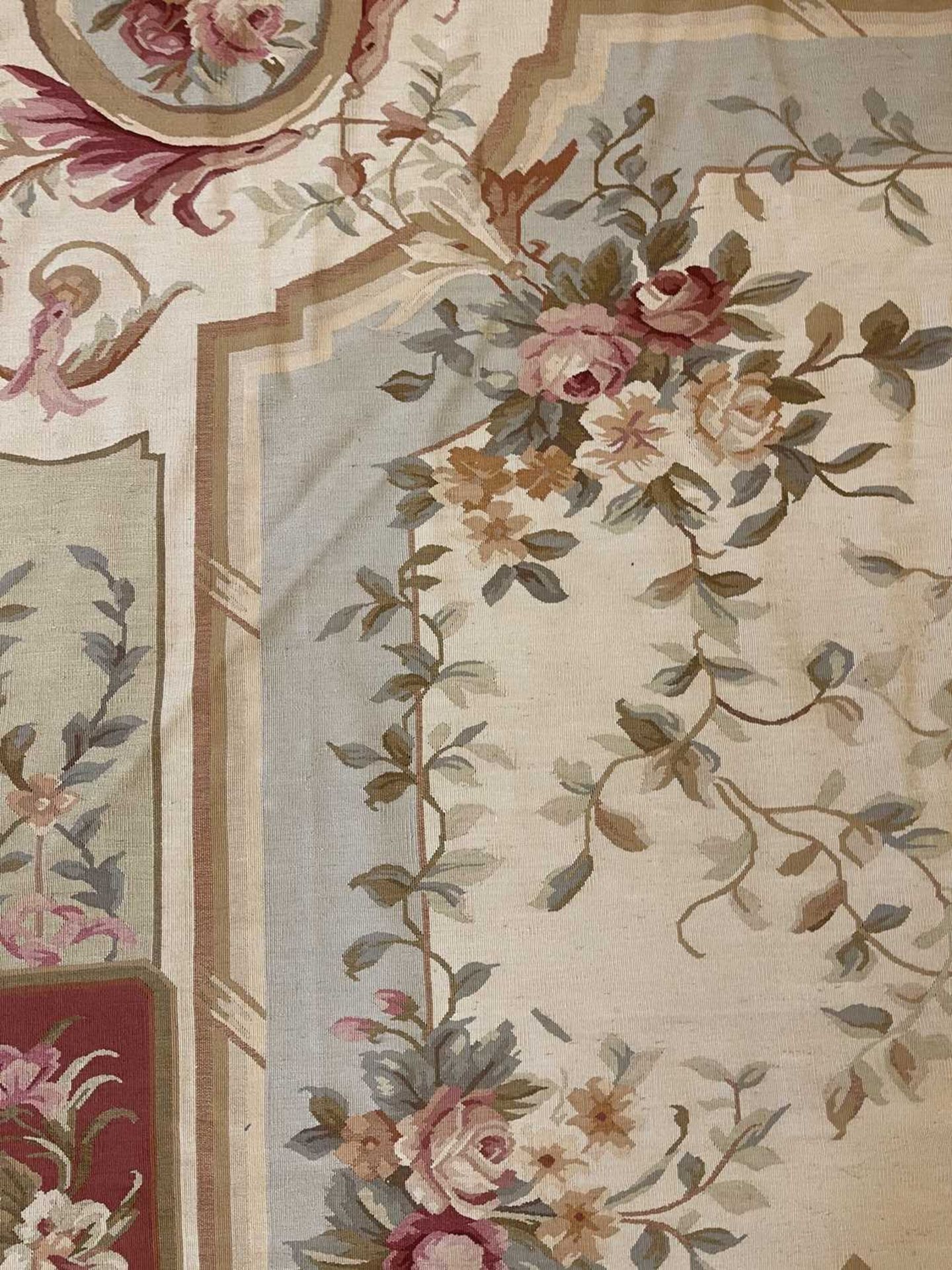 An extremely large Aubusson design needlework carpet, - Image 16 of 21