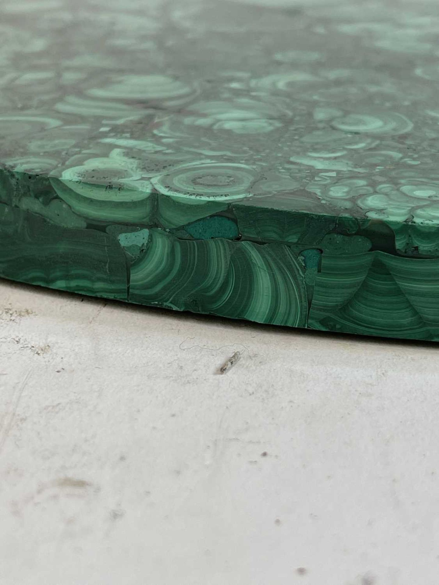 A near pair of malachite tabletops, - Image 54 of 55