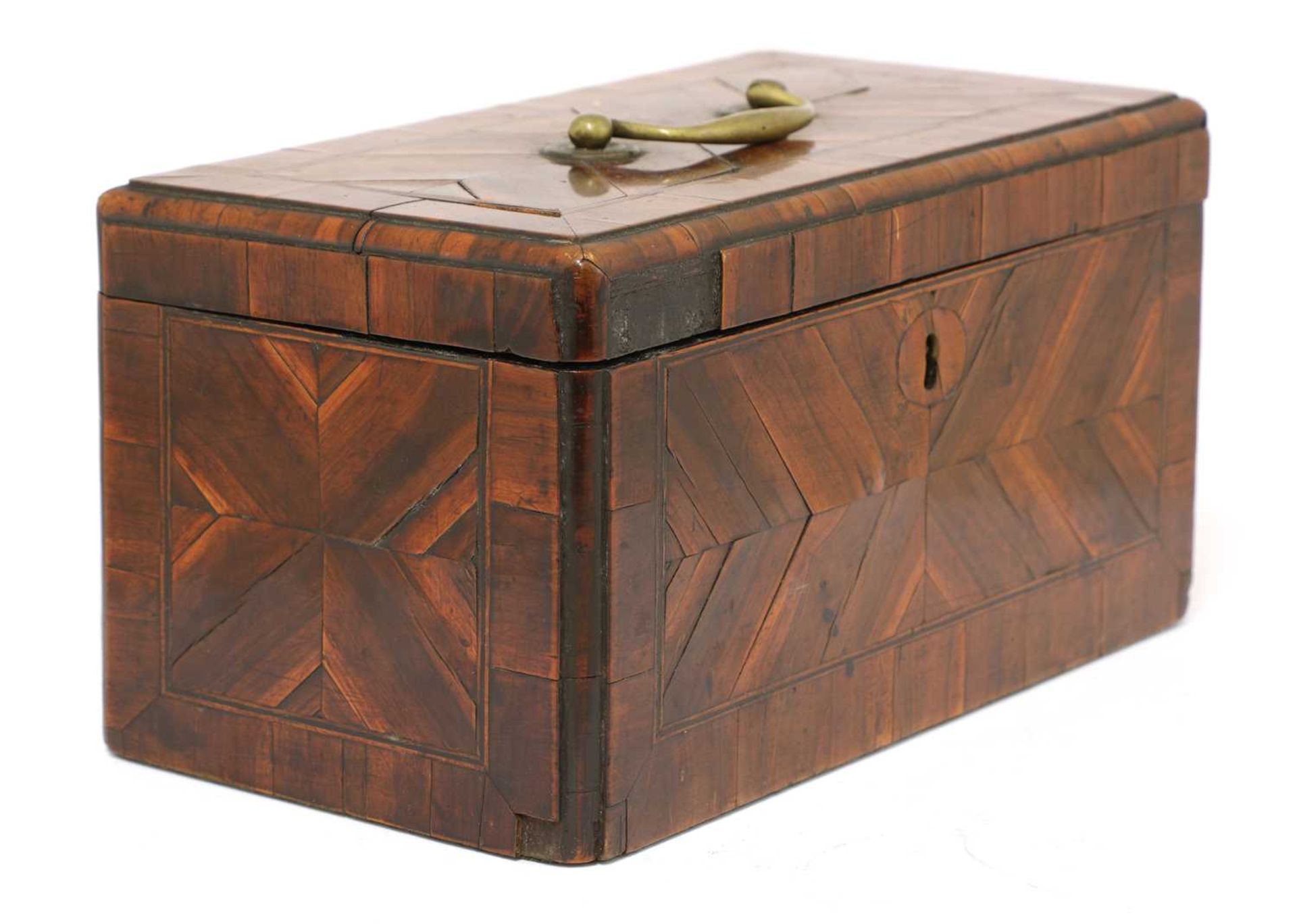 A laburnum tea caddy, - Bild 2 aus 18