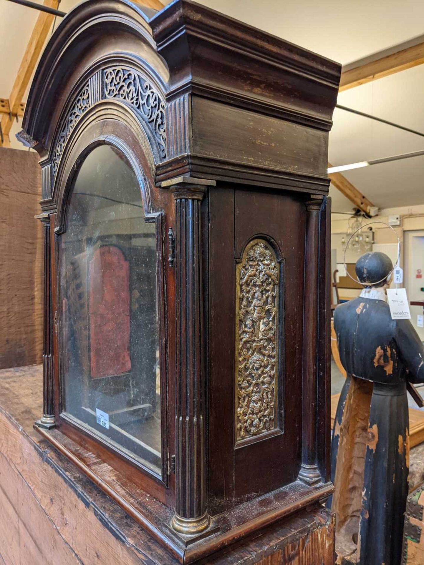 A mahogany longcase clock, - Bild 12 aus 25