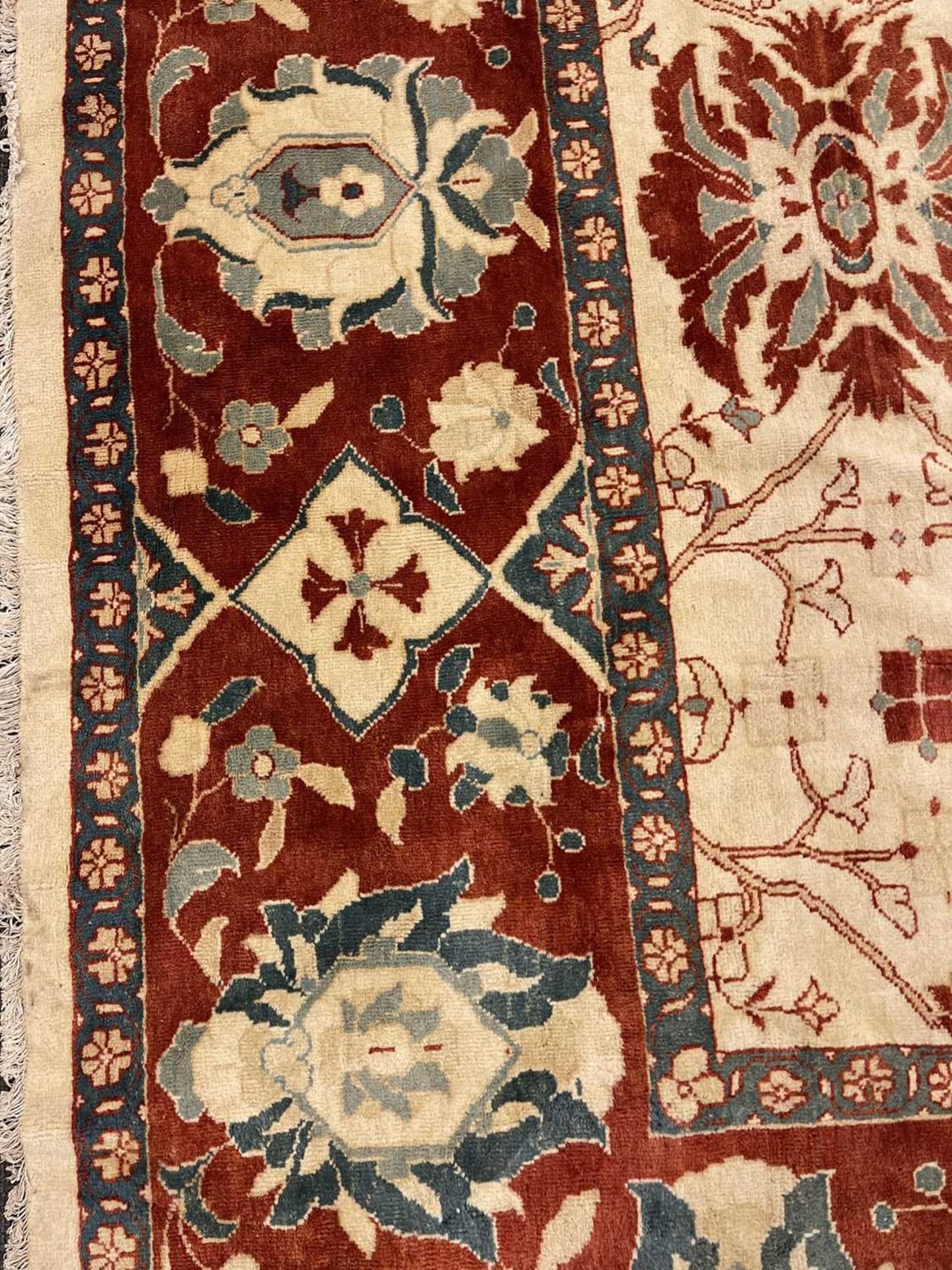 A large Persian Ziegler Sultanabad carpet, - Bild 17 aus 34