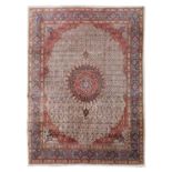 A Persian Moud carpet,
