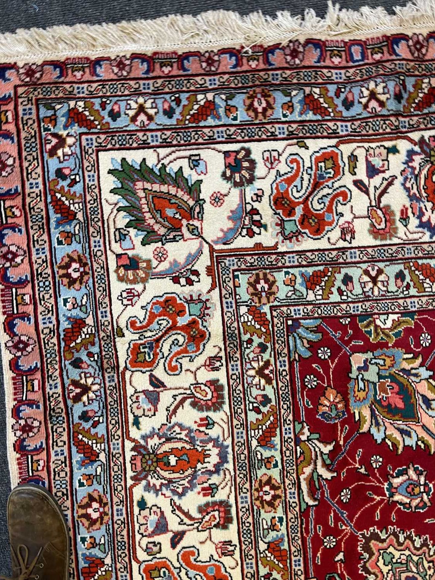 A Persian Tabriz carpet, - Image 14 of 16