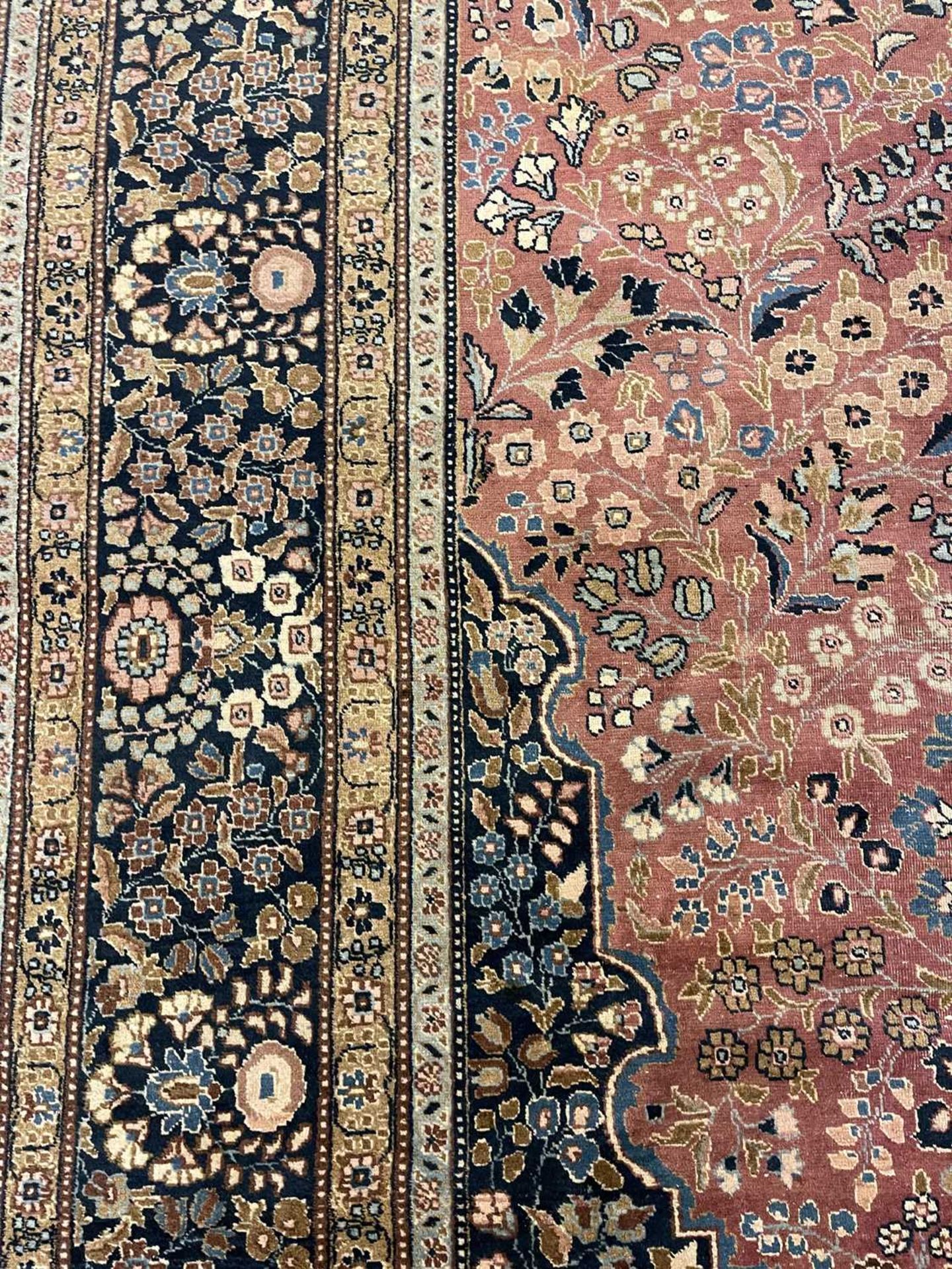 A large Persian Mashad carpet, - Image 22 of 29