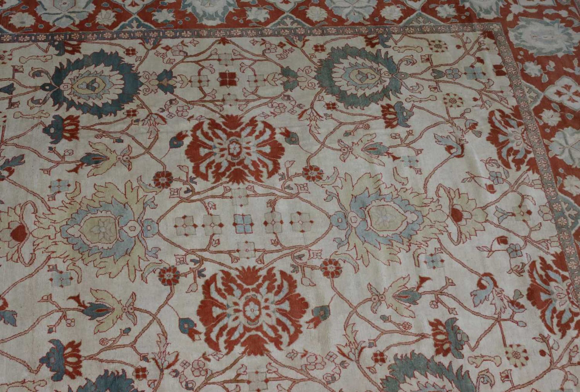 A large Persian Ziegler Sultanabad carpet, - Bild 14 aus 34