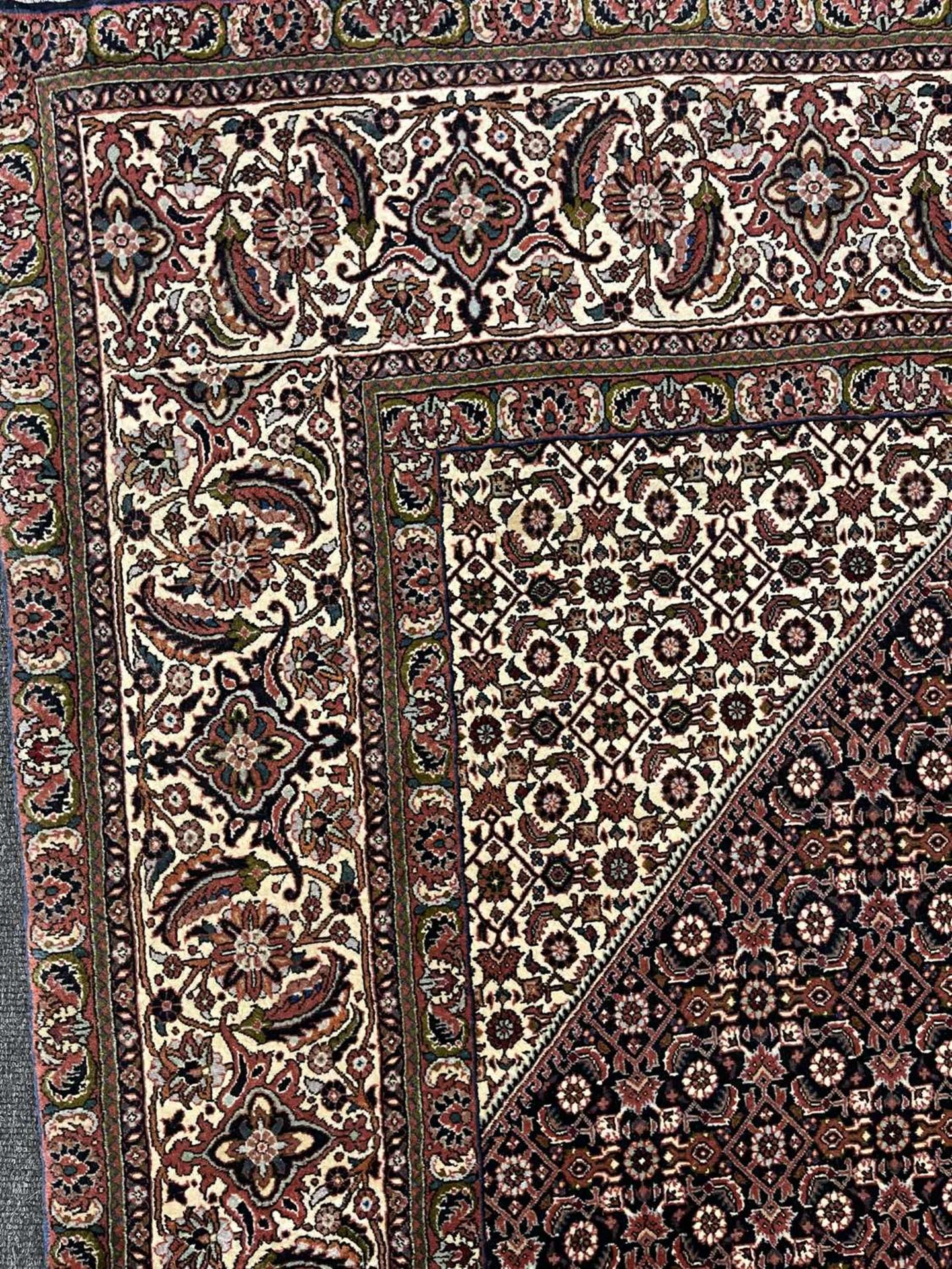 A Persian Hamadan carpet, - Image 7 of 15