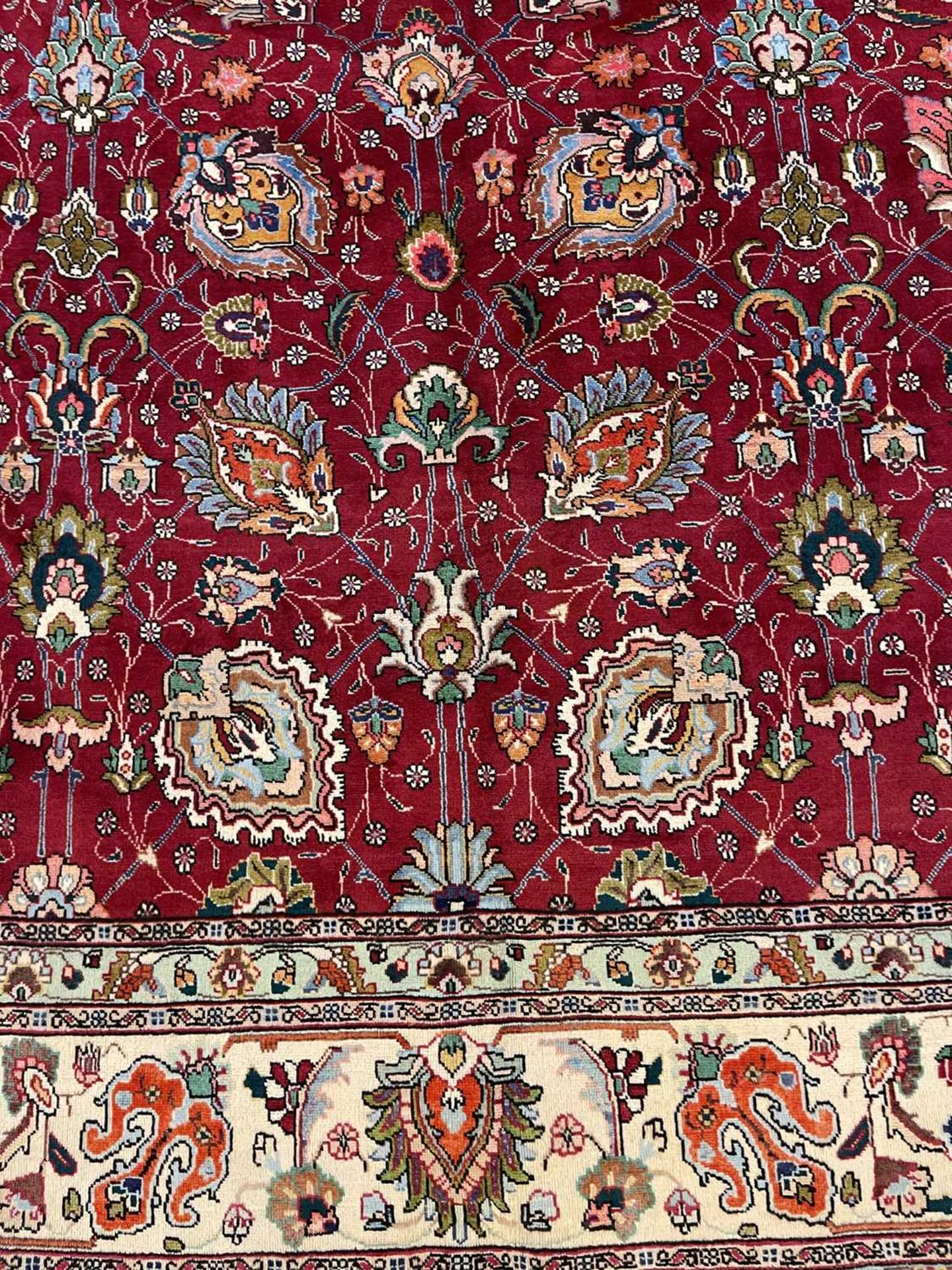 A Persian Tabriz carpet, - Image 5 of 16