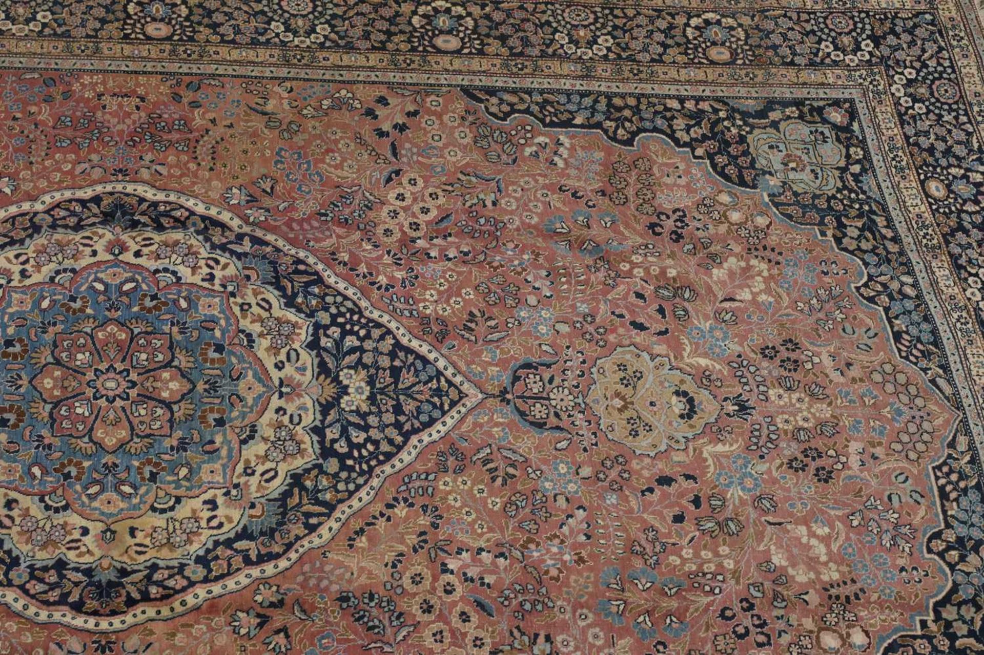 A large Persian Mashad carpet, - Image 7 of 29