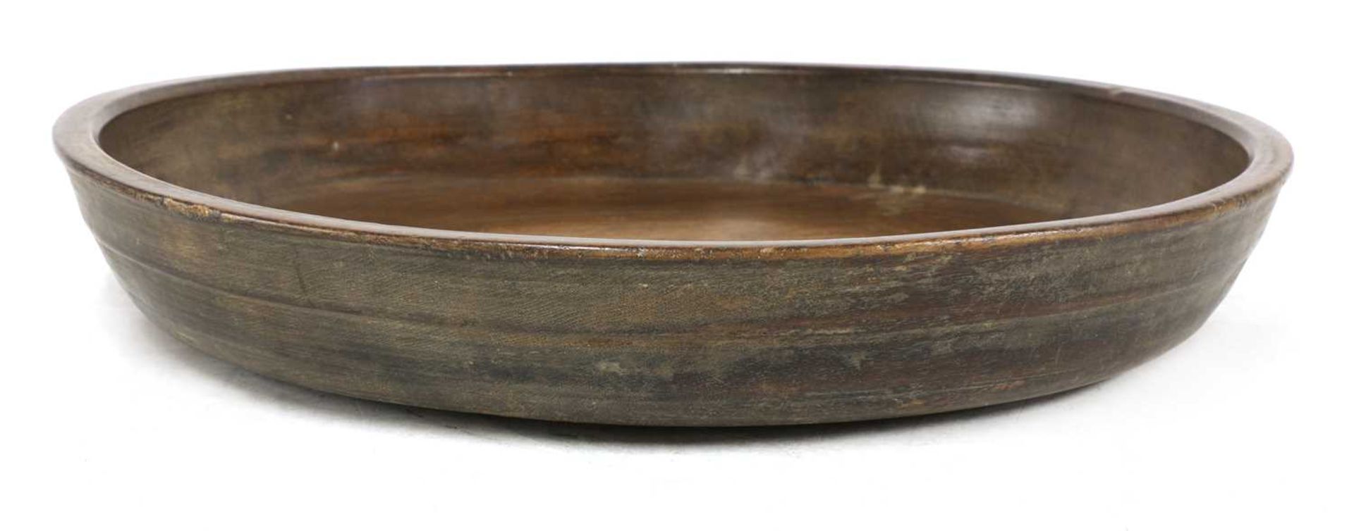 A treen dairy bowl,