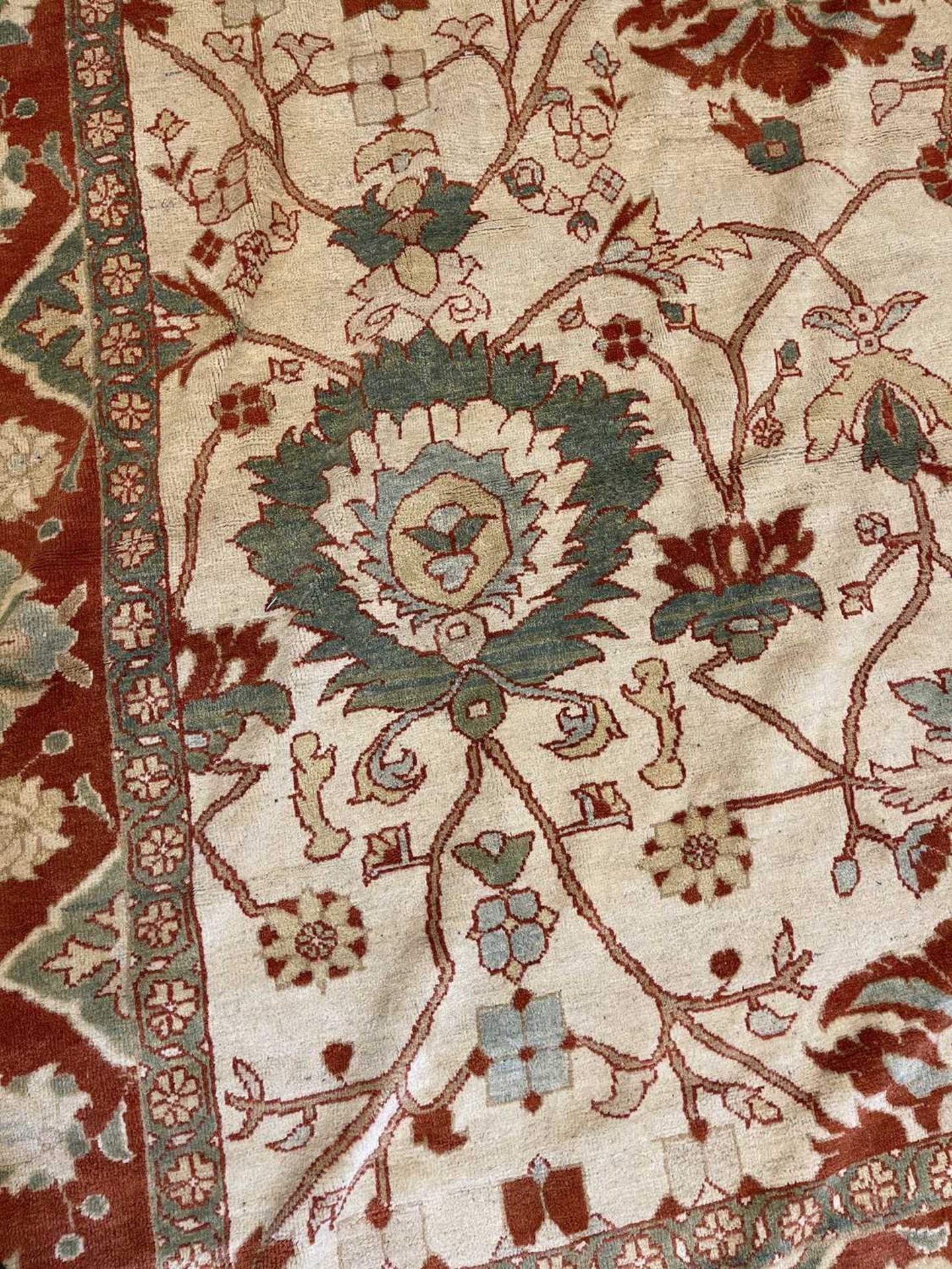 A large Persian Ziegler Sultanabad carpet, - Bild 12 aus 34