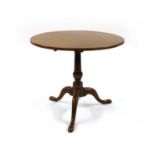 A George III yew occasional table,