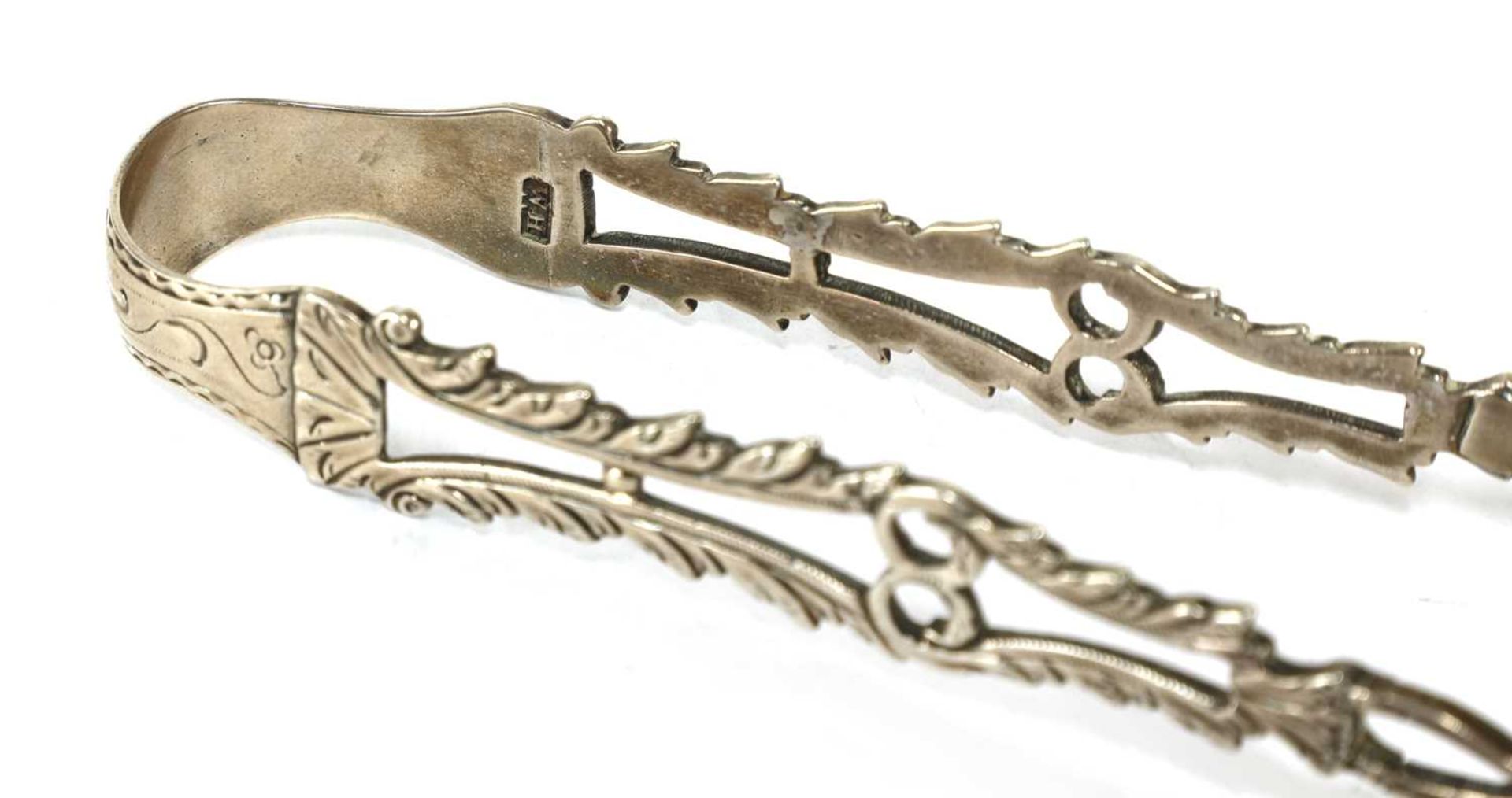 A pair of George III silver sugar tongs, - Image 15 of 28